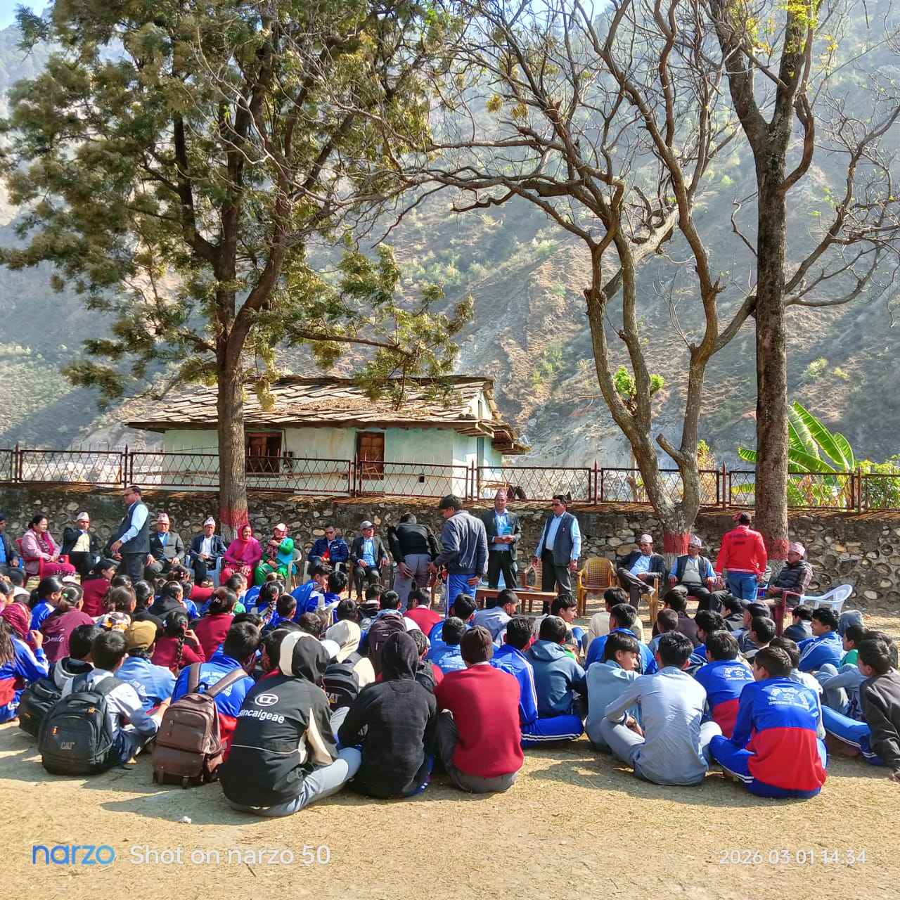 SEE का विद्यार्थी भाइ बहिनीहरुको विदाई कार्यक्रम 2082