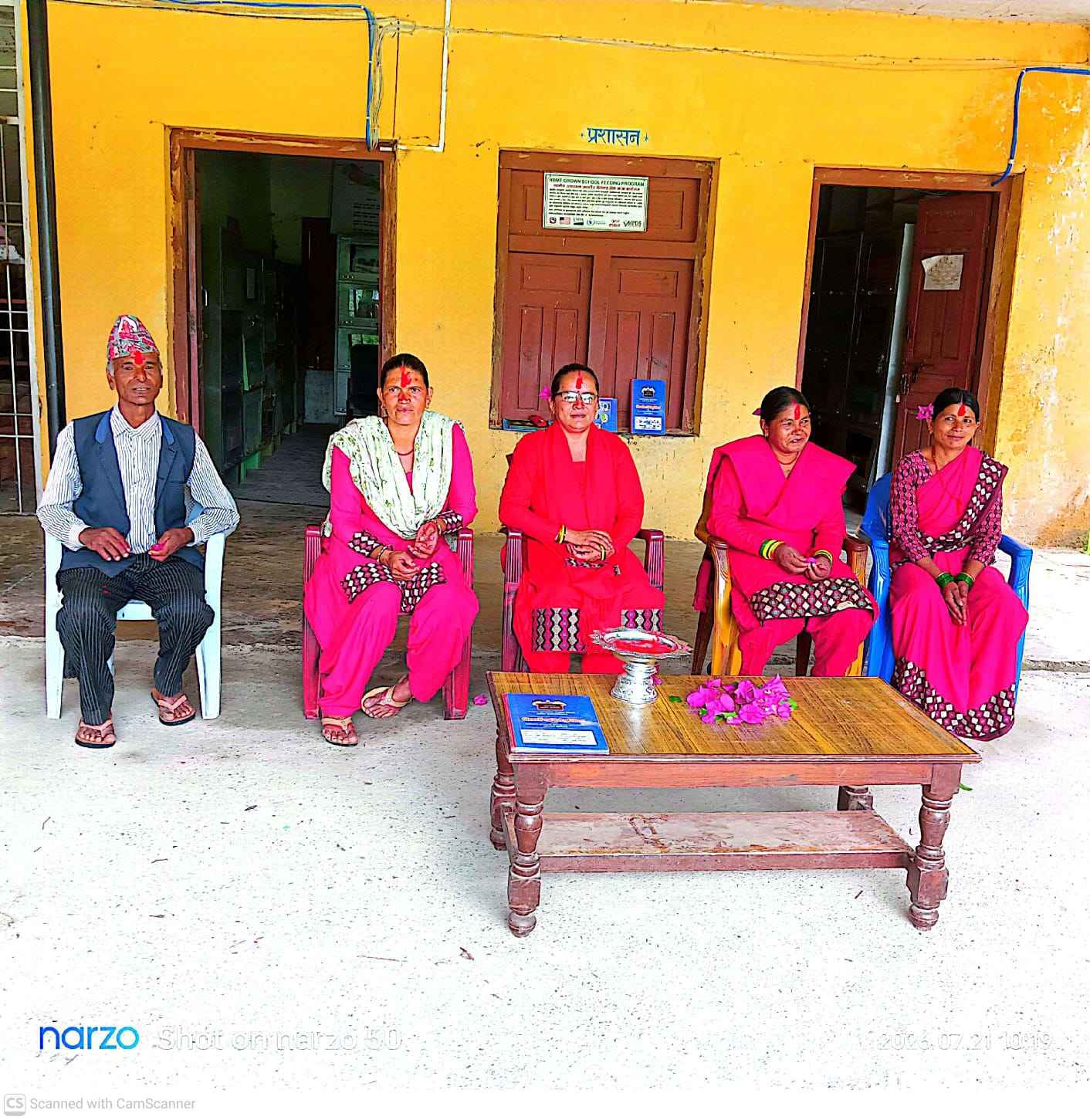 नव आगन्तुक शिक्षक कर्मचारीको स्वागत